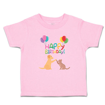Toddler Clothes Happy Birthday! Toddler Shirt Baby Clothes Cotton