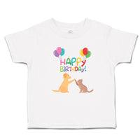 Toddler Clothes Happy Birthday! Toddler Shirt Baby Clothes Cotton