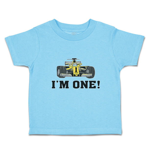 Toddler Clothes I'M 1! with Toy Race Car Toddler Shirt Baby Clothes Cotton