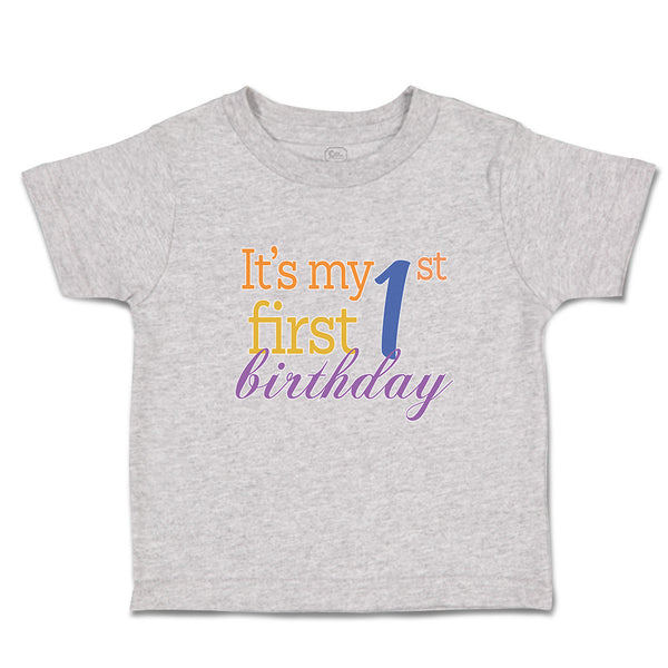 Toddler Clothes It's My 1St First Birthday Toddler Shirt Baby Clothes Cotton