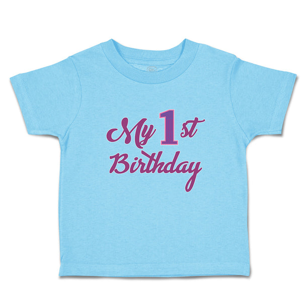 Toddler Clothes My 1St Birthday Toddler Shirt Baby Clothes Cotton