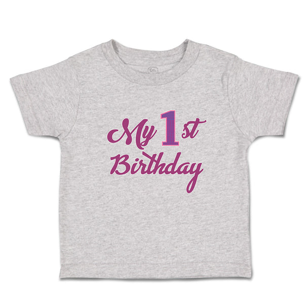 Toddler Clothes My 1St Birthday Toddler Shirt Baby Clothes Cotton