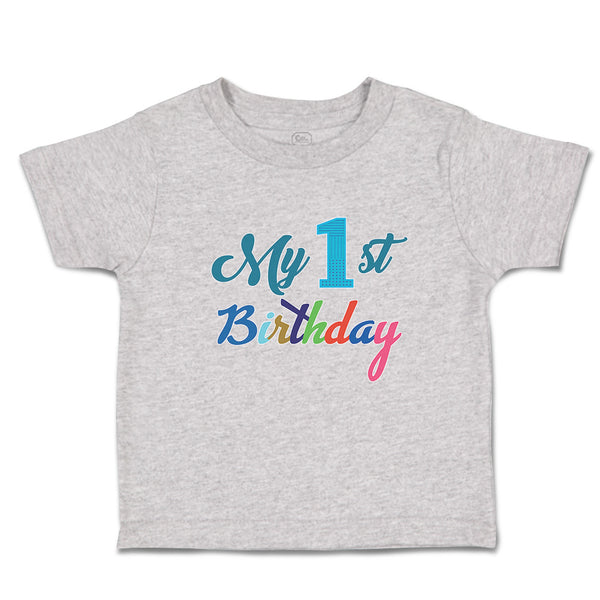 Toddler Clothes My 1St Birthday Toddler Shirt Baby Clothes Cotton