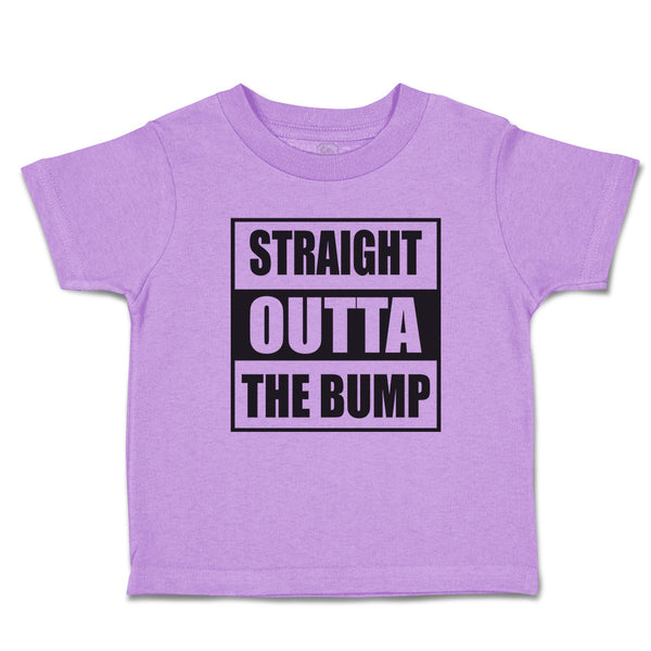 Toddler Clothes Straight Outta The Bump Toddler Shirt Baby Clothes Cotton