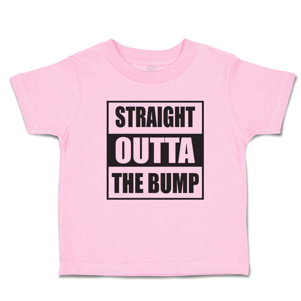 Toddler Clothes Straight Outta The Bump Toddler Shirt Baby Clothes Cotton