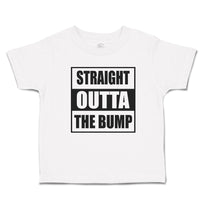 Toddler Clothes Straight Outta The Bump Toddler Shirt Baby Clothes Cotton