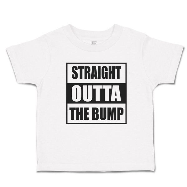 Toddler Clothes Straight Outta The Bump Toddler Shirt Baby Clothes Cotton