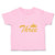 Toddler Clothes 3 Number Name with Crown Toddler Shirt Baby Clothes Cotton