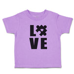 Toddler Clothes Love Puzzle with Transparency Heart Toddler Shirt Cotton