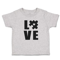 Toddler Clothes Love Puzzle with Transparency Heart Toddler Shirt Cotton