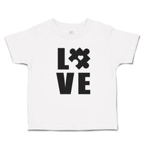 Toddler Clothes Love Puzzle with Transparency Heart Toddler Shirt Cotton