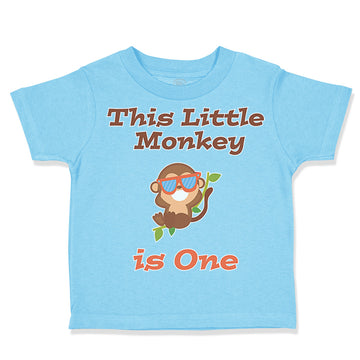 Toddler Clothes This Little Monkey Is 1 Birthday First Birthday Toddler Shirt