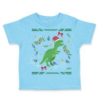 Toddler Clothes Christmas Xmas Dinosaurs Christmas Xmas Santa Toddler Shirt