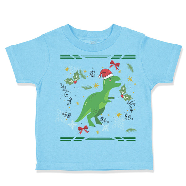 Toddler Clothes Christmas Xmas Dinosaurs Christmas Xmas Santa Toddler Shirt