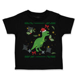 Toddler Clothes Christmas Xmas Dinosaurs Christmas Xmas Santa Toddler Shirt