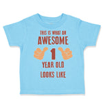 Toddler Clothes This Is What Awesome 1 Year Old Looks like B First Birthday