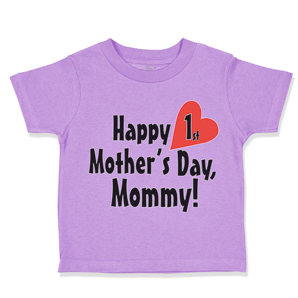 Toddler Clothes Happy First Mother's Day Mommy First Toddler Shirt Cotton