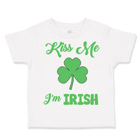 Toddler Clothes Kiss Me I'M Irish St Patrick's Day Toddler Shirt Cotton