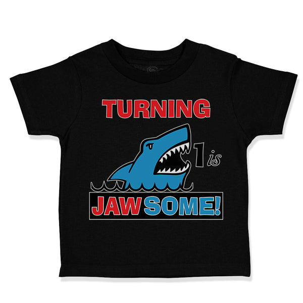 Turning 1 1 Jawsome 1 Year Old First Birthday Shark