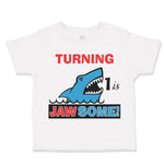 Toddler Clothes Turning 1 1 Jawsome 1 Year Old First Birthday Shark Cotton