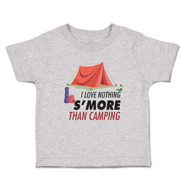 Cute Toddler Clothes I Love Nothing S'More Camping Red Tent Luggage Cotton