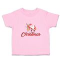 Toddler Clothes Christmas Celebration with Santa Claus and Deer Animal Cotton