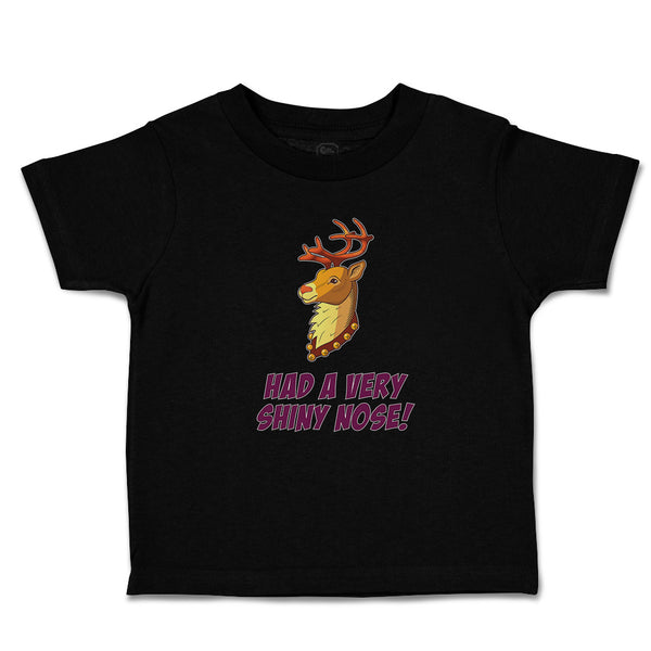 Toddler Clothes Had A Very Shiny Nose! Deer Side View with Horns Wild Animal