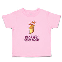 Toddler Clothes Had A Very Shiny Nose! Deer Side View with Horns Wild Animal