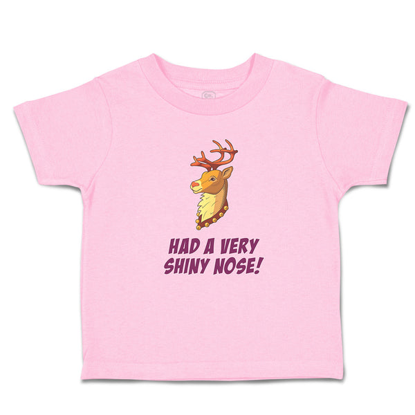 Toddler Clothes Had A Very Shiny Nose! Deer Side View with Horns Wild Animal