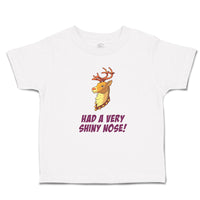 Toddler Clothes Had A Very Shiny Nose! Deer Side View with Horns Wild Animal