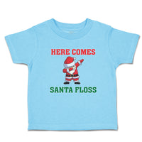Toddler Clothes Here Comes Santa Floss Dancing Toddler Shirt Baby Clothes Cotton