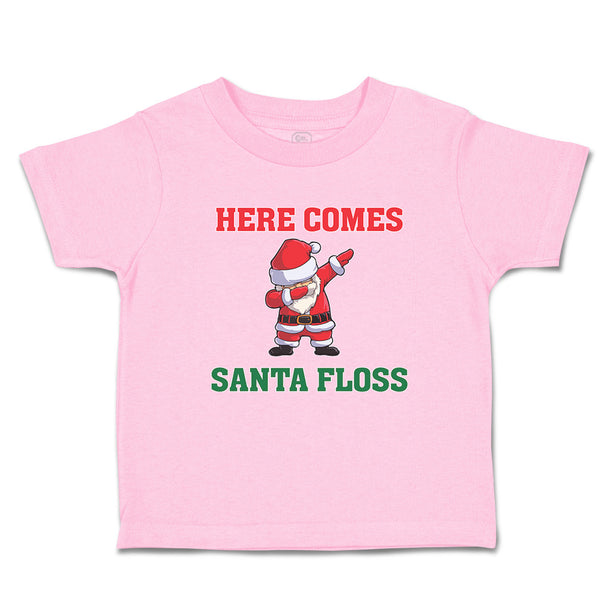 Toddler Clothes Here Comes Santa Floss Dancing Toddler Shirt Baby Clothes Cotton