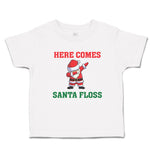 Toddler Clothes Here Comes Santa Floss Dancing Toddler Shirt Baby Clothes Cotton