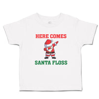 Toddler Clothes Here Comes Santa Floss Dancing Toddler Shirt Baby Clothes Cotton