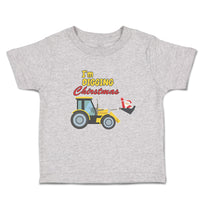 Toddler Clothes I'M Digging Christmas with Construction Vehicle Toddler Shirt