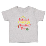 Toddler Clothes It's Most Sparkly Time Year with Star Decoration Items Cotton