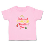 Toddler Clothes It's Most Sparkly Time Year with Star Decoration Items Cotton