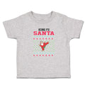 Toddler Clothes Kung Fu Santa Funny Pose Toddler Shirt Baby Clothes Cotton