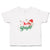 Toddler Clothes Merry Bright with Christmas Santa Cap Toddler Shirt Cotton