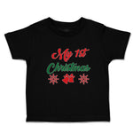 Toddler Clothes My 1St Christmas with Red Jingle Bells Toddler Shirt Cotton