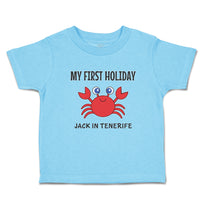 Toddler Clothes My First Holiday Jack in Tenerife with Crab Sealife Cotton