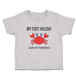 Toddler Clothes My First Holiday Jack in Tenerife with Crab Sealife Cotton