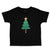 Toddler Clothes Christmas Pine Tree and Golden Star on Top Toddler Shirt Cotton