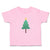 Toddler Clothes Christmas Pine Tree and Golden Star on Top Toddler Shirt Cotton