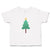 Toddler Clothes Christmas Pine Tree and Golden Star on Top Toddler Shirt Cotton