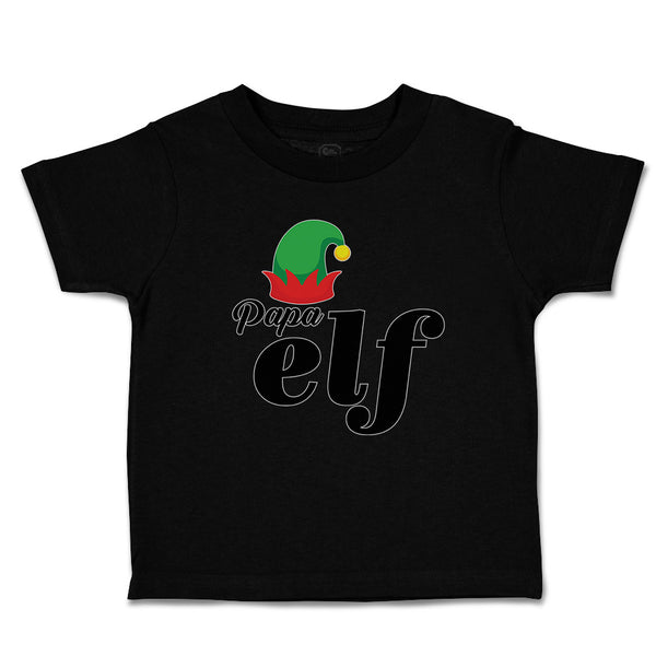Toddler Clothes Papa Elf with Hat Toddler Shirt Baby Clothes Cotton