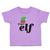 Toddler Clothes Papa Elf with Hat Toddler Shirt Baby Clothes Cotton