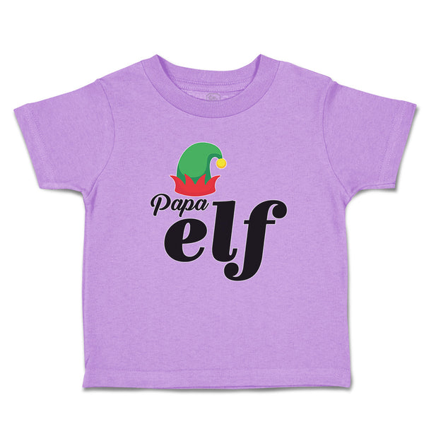 Toddler Clothes Papa Elf with Hat Toddler Shirt Baby Clothes Cotton