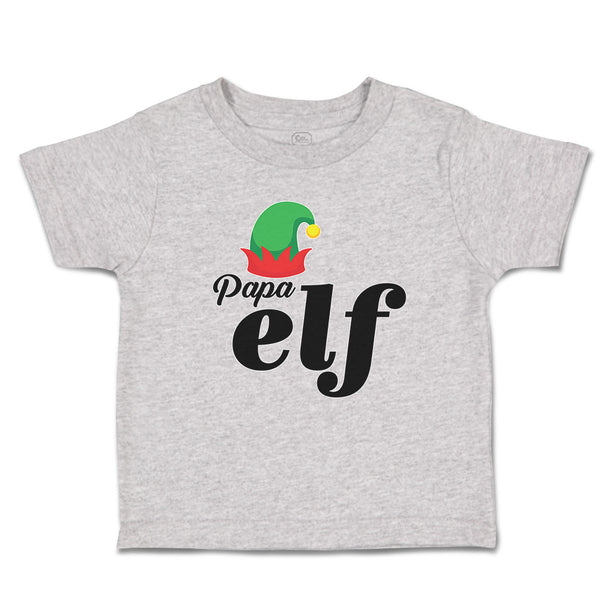 Toddler Clothes Papa Elf with Hat Toddler Shirt Baby Clothes Cotton