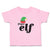 Toddler Clothes Papa Elf with Hat Toddler Shirt Baby Clothes Cotton